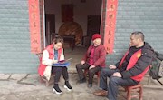 鼎城区委党研室深入点村走访慰问